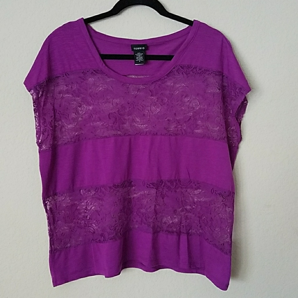 Torrid Purple Top